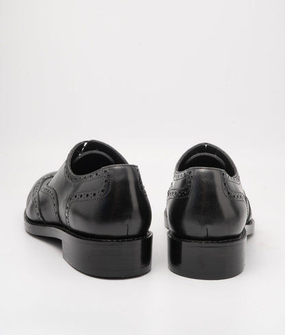 Goodyear Welted Classic Black Wingtip Oxfords