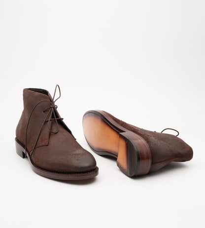 Hand-Welted Roughout Suede Leather Chukka Boot