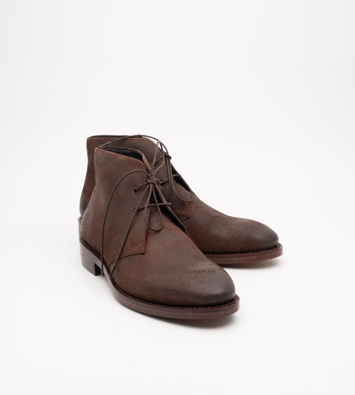 Hand-Welted Roughout Suede Leather Chukka Boot