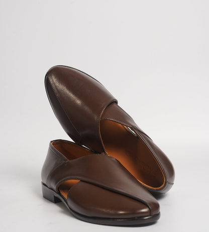 Hand Welted Full Grain Leather Peshawari Shoes