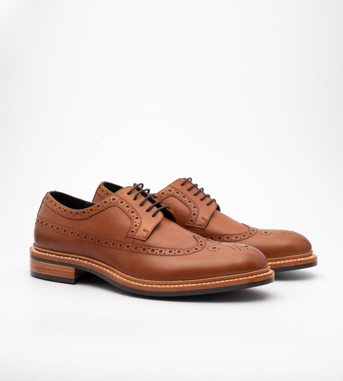 Goodyear Welted Tan Longwing Blucher