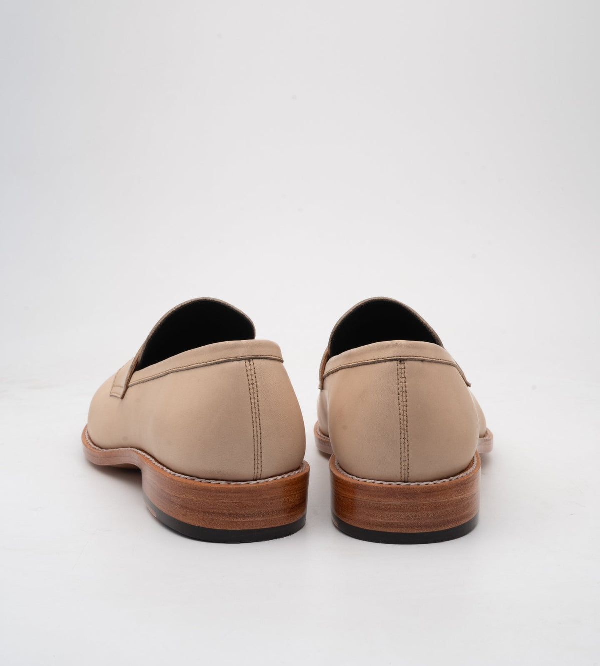 Goodyear Welted Classic off-White Penny Loafers