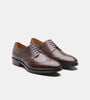 Hand Welted Brown Wax Milled Wingtip Derby