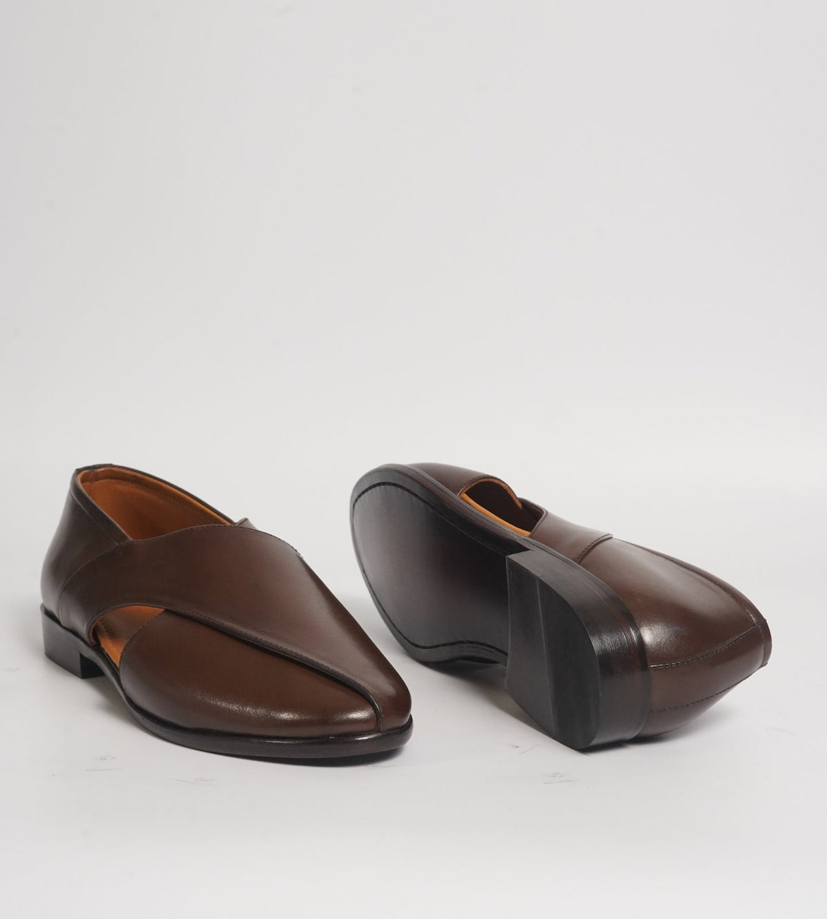 Hand Welted Full Grain Leather Peshawari Shoes