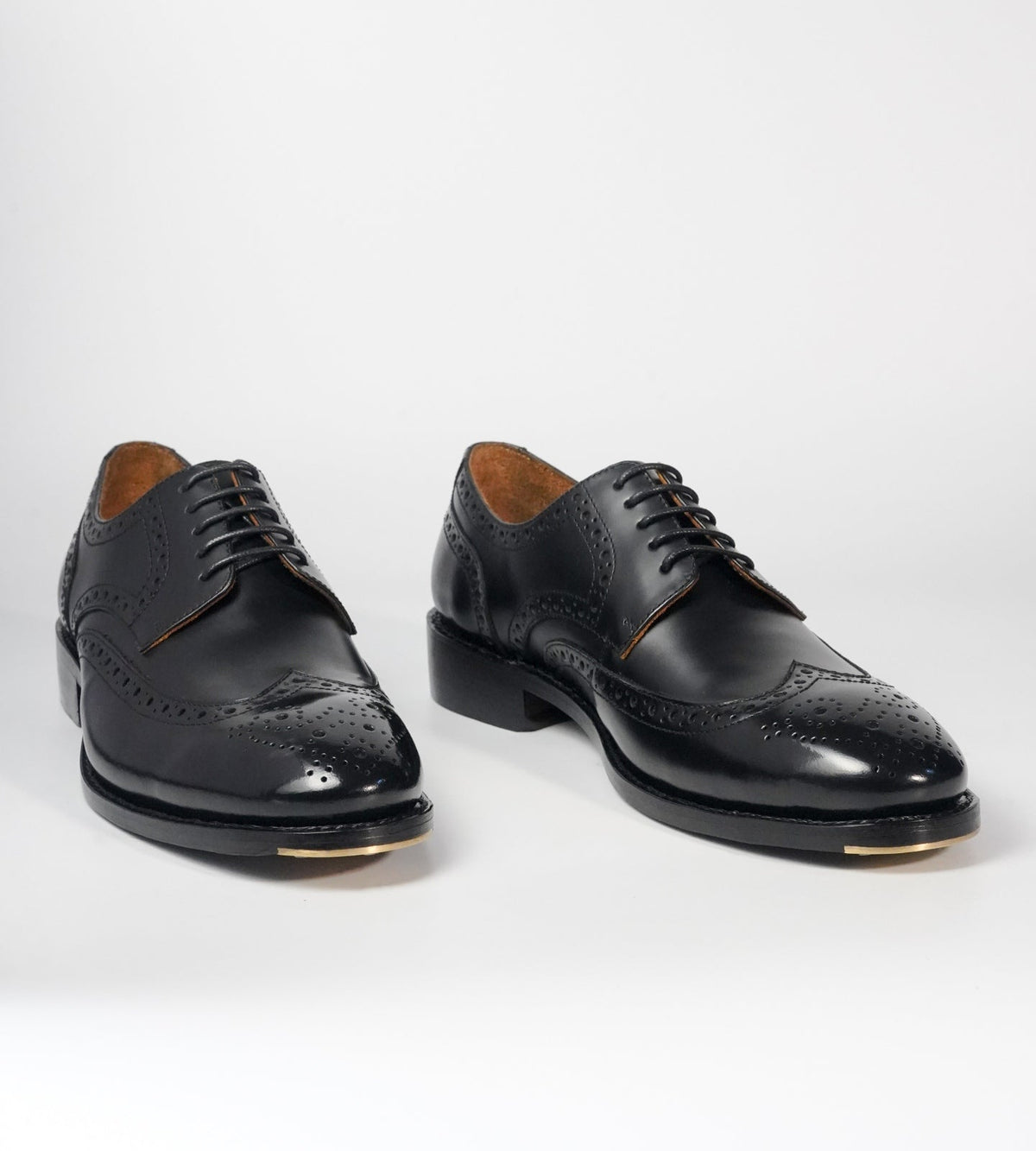 Michigan Black Full Grain Wingtip Derby Brogues