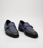 Hand Welted Navy Strap Loafer