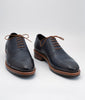 Hand Welted Semi Brogue Navy Captoe Oxfords