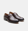 Hand Welted Dark Brown Single Strap Monks