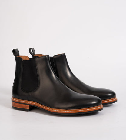 Goodyear Welted Black Chelsea Boot