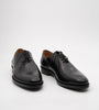 Hand Welted Almond Toe Black Wholecut Oxfords
