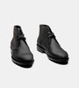 Hand Welted Black Oiled Leather  Chukka Boot