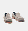 Hand Welted Grey Suede Slip Ons