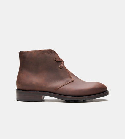 Hand-Welted Oiled Leather Chukka Boot